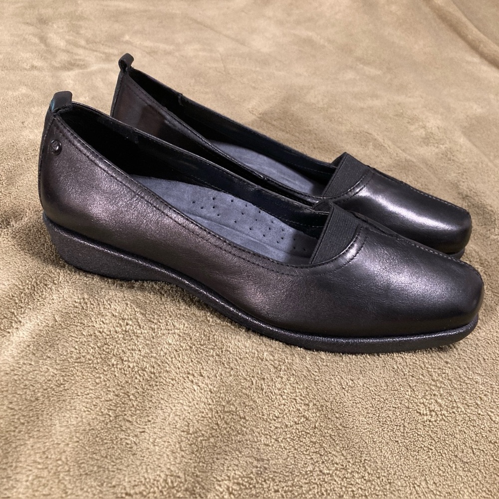 NIB Vintage Hush Puppies Pearl Carlisle Leather Slip On Shoes 8.5M